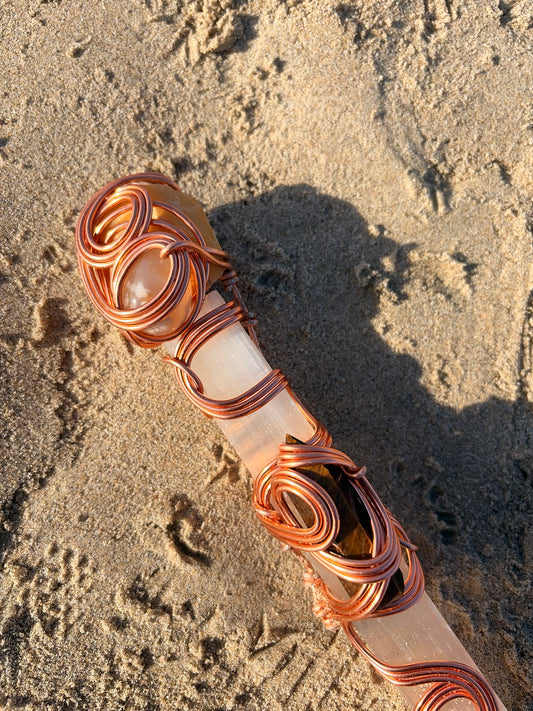 The Solar Gold Ascension Wand